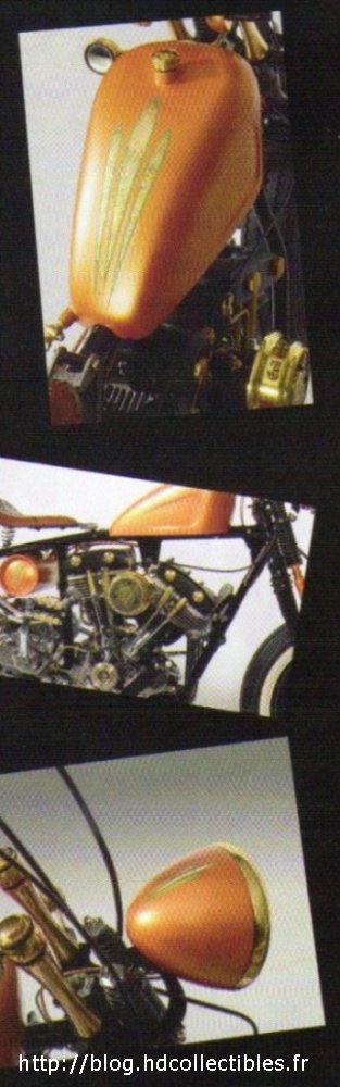 Ce projet de nouvelle moto a débuté autour de l'idée d'un Bobber que JACK DEAGAZIO avait prévu de peindre en noir avec des rappels dorés...