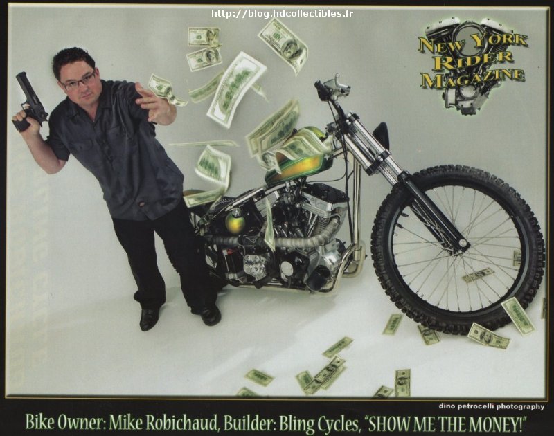 MIKE ROBICHAUD'S BLING CYCLE : « SHOW ME THE MONEY !»